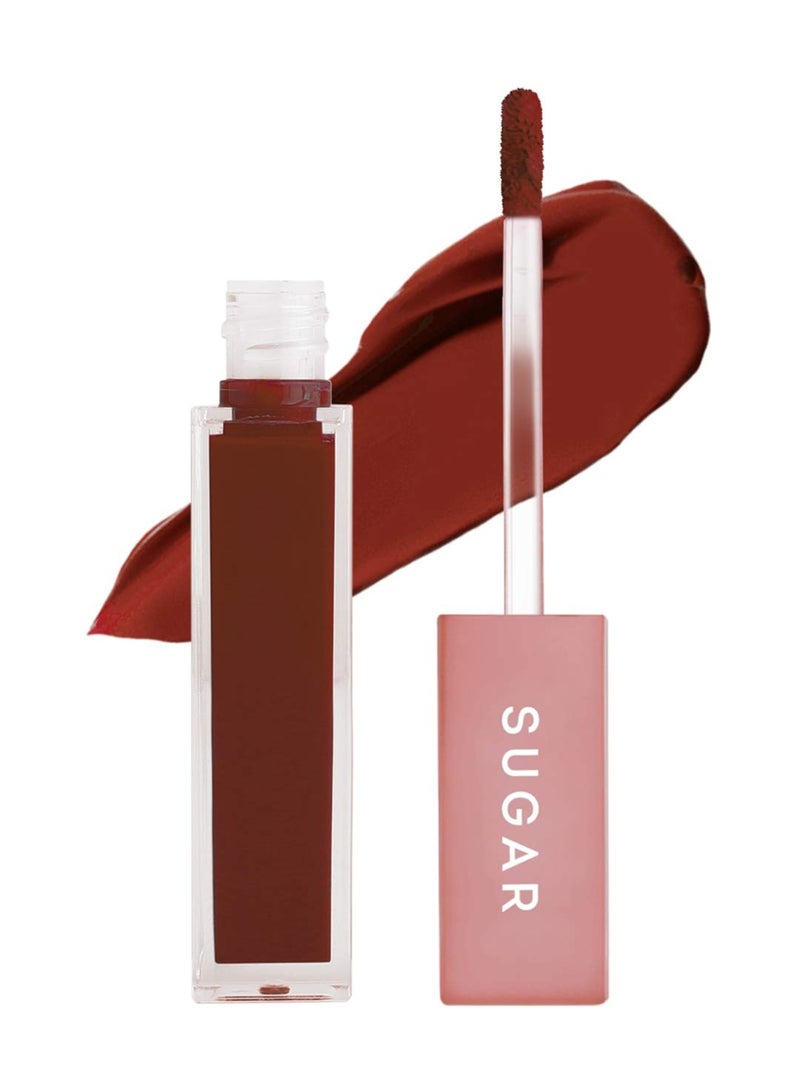 SUGAR Cosmetics Mettle Matte Liquid Lipstick For Women | Highly Pigmented | Transferproof & Long Lasting |7Ml - 11 Rigel (Rusty Orange) - Image 1
